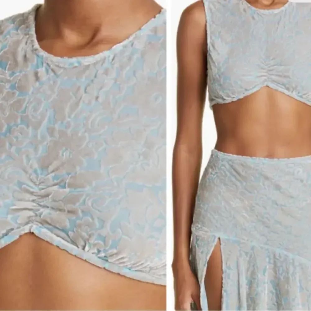 COLLINA STRADA Monte Carlo Print Crop $275